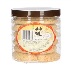 津津长发葱油桃酥