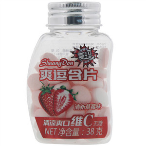爽逗清新草莓味含片
