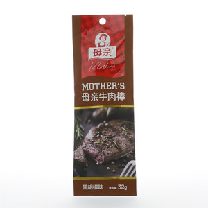 母亲黑胡椒味牛肉棒32g