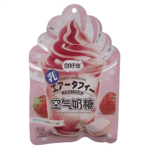 宏源牌空气奶糖草莓味牛奶软糖