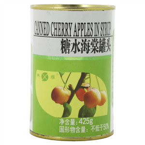 兴雅糖水海棠罐头