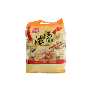 晶星浓汤排骨面