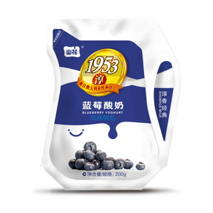 山花 1953蓝莓酸奶
