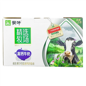 蒙牛精选牧场高钙牛奶