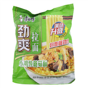 康师傅劲爽拉面小鸡炖蘑菇面