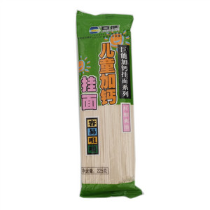 巨能儿童加钙挂面
