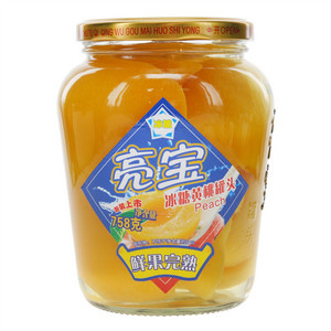 亮宝冰糖黄桃罐头