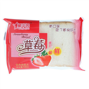 星华园草莓面包（草莓味面包）