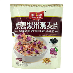 紫薯黑米燕麦片谷物制品