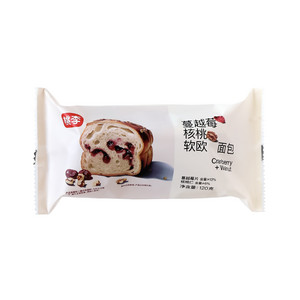 桃李蔓越莓核桃软欧面包