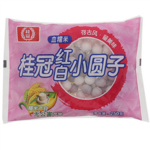 桂冠血糯米红白小圆子