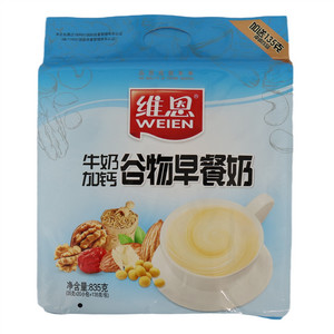 维恩牛奶加钙谷物早餐奶