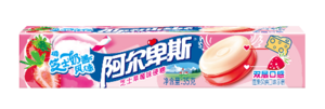 阿尔卑斯芝士奶盖风味芝士草莓味硬糖
