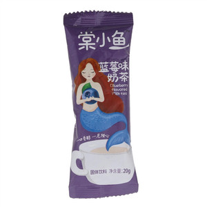 棠小鱼蓝莓味奶茶