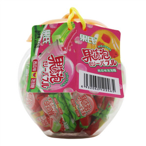 果氏西瓜味双色果冻泡泡糖