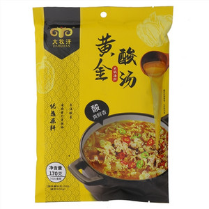 大牧汗黄金酸汤火锅汤料