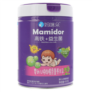 妈咪朵高铁+益生菌婴幼儿特殊膳食营养米乳