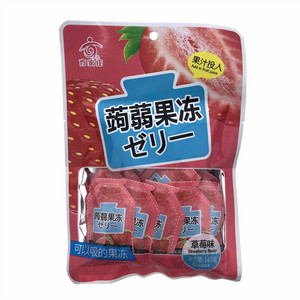 方家庄草莓味蒟蒻果冻