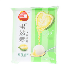 三全果然爱榴莲水果汤圆