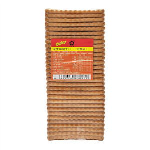 映红花生味奶士饼干