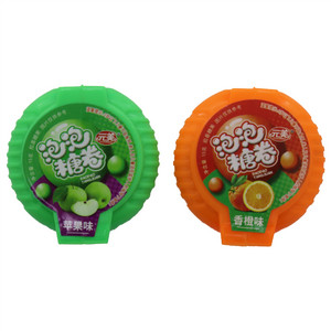 元美香橙味/苹果味泡泡糖卷
