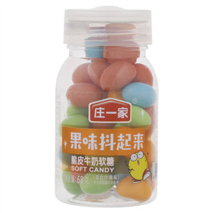 庄一家果味抖起来混合什锦味脆皮牛奶软糖