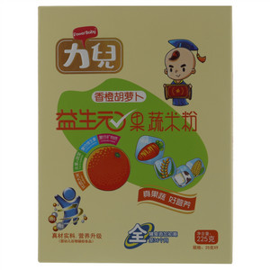 力儿香橙胡萝卜益生元果蔬米粉