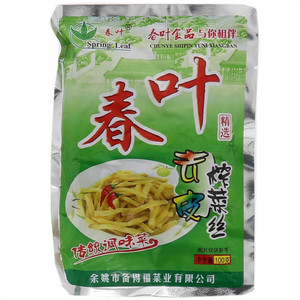 春叶去皮榨菜丝108g
