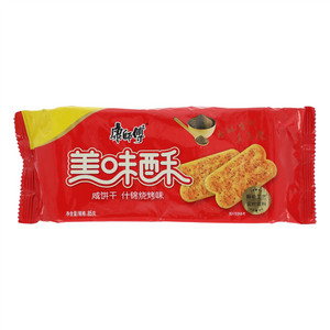 康师傅美味酥什锦烧烤味咸饼干