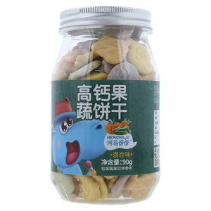 河马伢伢高钙果蔬饼干（混合味）