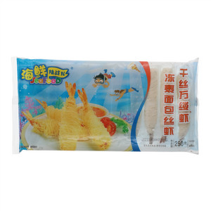 海鲜陆战队千丝万缕（冻裹面包丝虾）