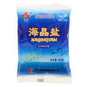 鲁晶未加碘食用盐海晶盐