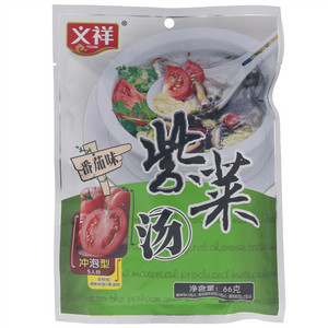 义祥66g番茄紫菜汤