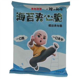 波力海苔夹心脆（椰丝夹心海苔）