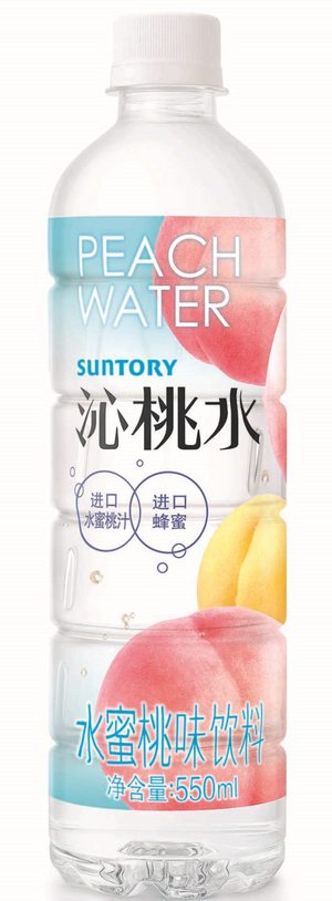三得利沁桃水 水蜜桃味饮料 550ml