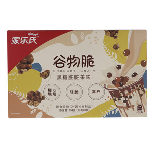 家乐氏黑糖脏脏茶味谷物脆