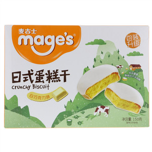 麦吉士白巧克力味日式蛋糕干150克
