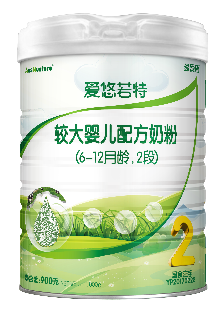 900g听绿爱盾有机较大婴儿配方奶粉