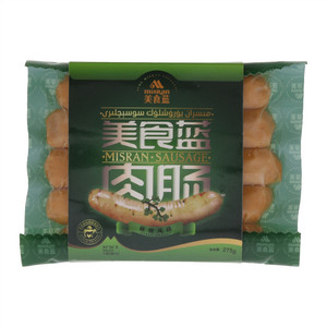 美食蓝藤椒风味肉肠