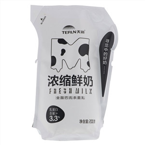 天润草莓牛奶