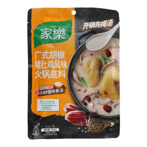 家樂广式胡椒猪肚鸡风味火锅底料