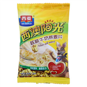 西麦西澳阳光核桃牛奶燕麦片