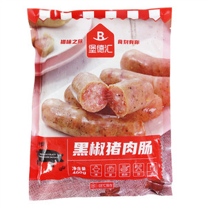 堡德汇黑椒猪肉肠