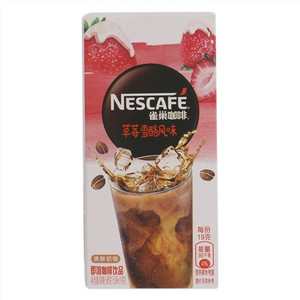 雀巢咖啡草莓雪酪风味即溶咖啡饮品
