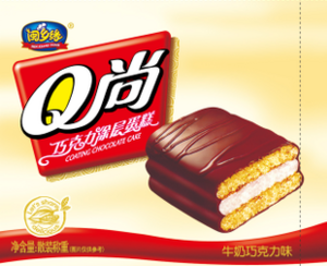 闽乡缘Q尚巧克力涂层蛋糕（牛奶巧克力味）