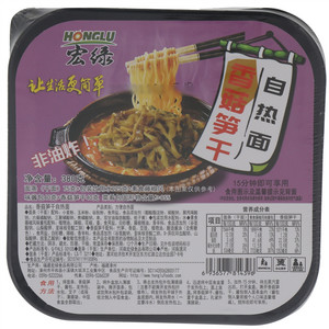 宏绿HOGNLU香菇笋干自热面