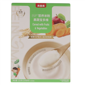 貝因美乐护果蔬宝多维营养米粉