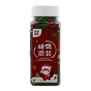 乐焙炫彩蛋糕瓶钻石粉棒糕点装饰用糖果