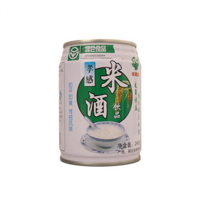 旺福龙罐装米酒饮品(白罐）