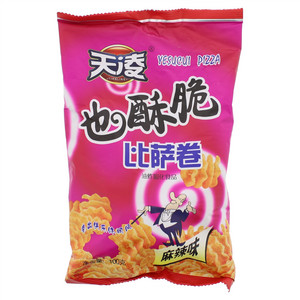 天凌麻辣味也酥脆比萨卷